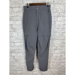 Columbia Convertible Zip Off Pants To Shorts Womens Size Small Gray‎ Outdoor